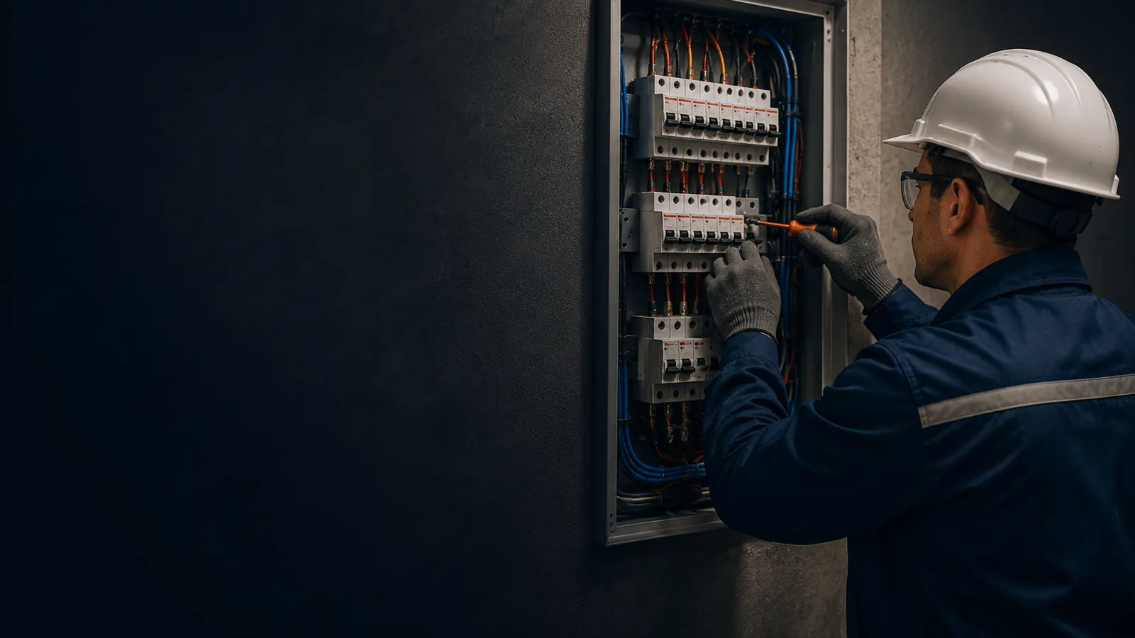 Trabajo de Electricidad coordinado por SERTEP Group